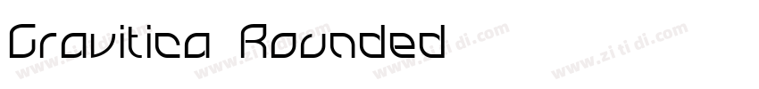 Gravitica Rounded字体转换